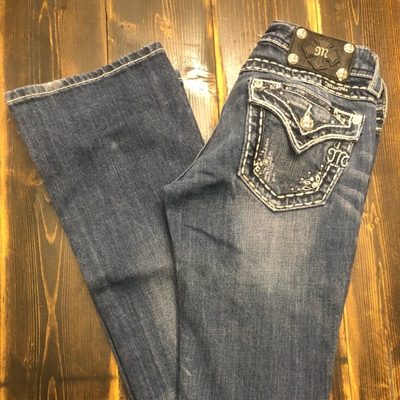 Miss Me JP5377B Boot Cut Dark Jeans. Color DK 26C SZ 26 - Picture 5 of 8
